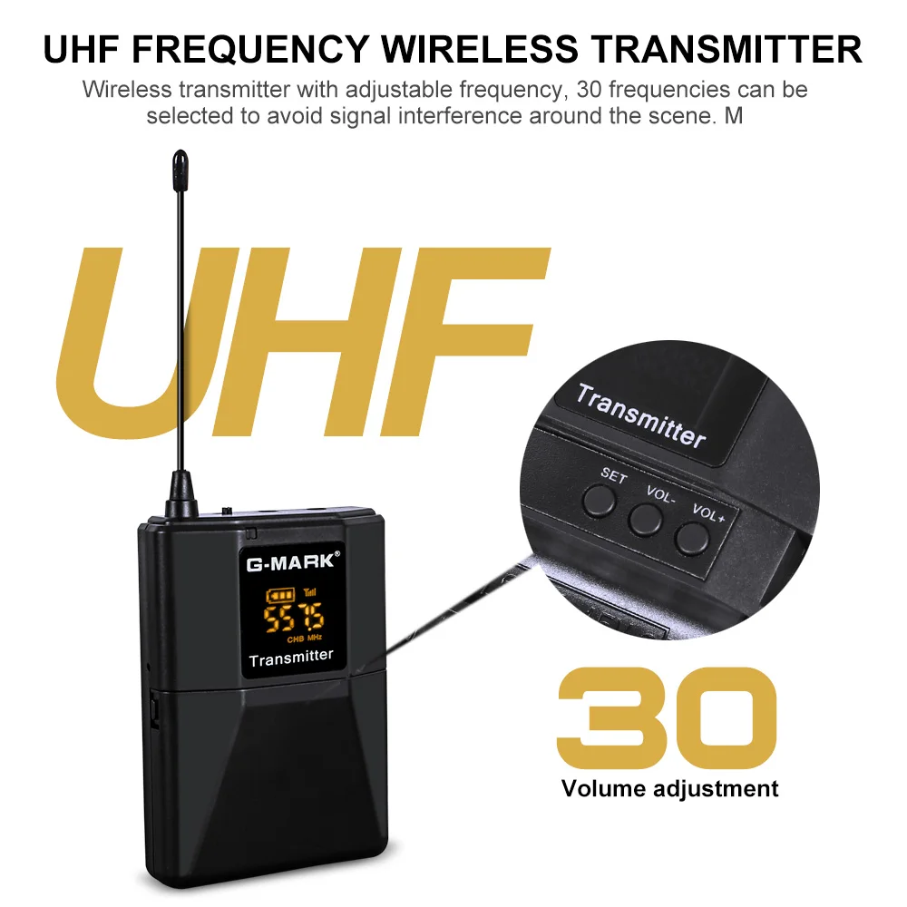 G MARK Беспроводной GO ASMR микрофон петличный для Камера трехосевой стабилизатор DSLR