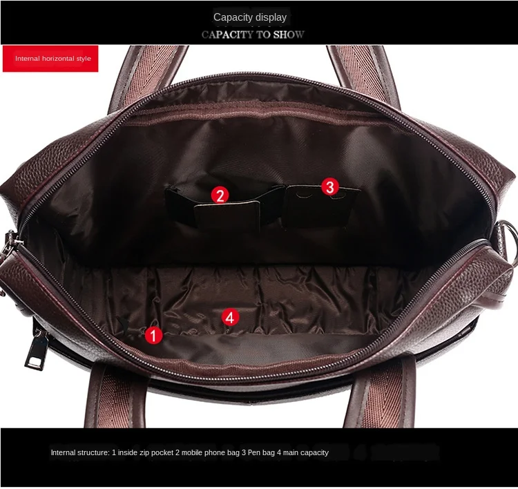 

Popular Cross-Border 2019 New Men's Bag Briefcase Shoulder Bag over-the-Shoulder Bag One Product Dropshipping