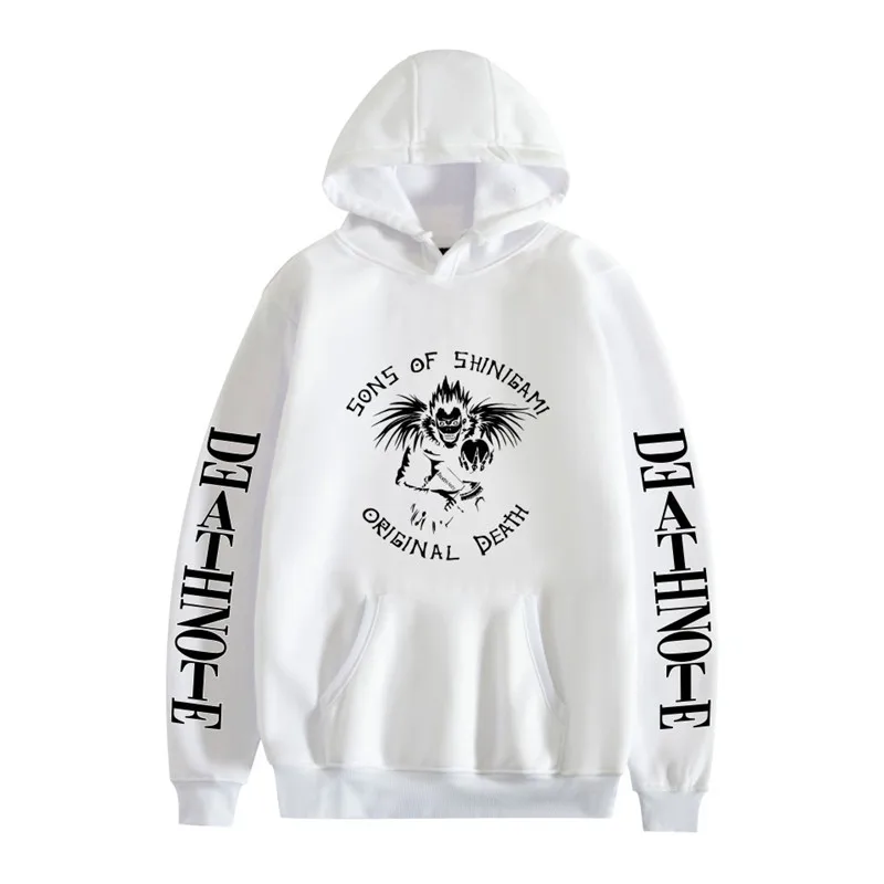 

Anime Death Note Shinigami Ryuk Misa Amane hoodies male Oversized Ulzzang printed grunge men sweatshirts harajuku streetwear
