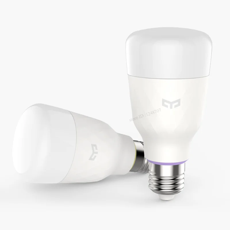 Обновленная версия) крепление для спортивной камеры Xiao mi jia Yeelight Смарт светодиодный лампы Красочный 800 люмен 10 Вт E27 лимон умная лампа для mi home приложение