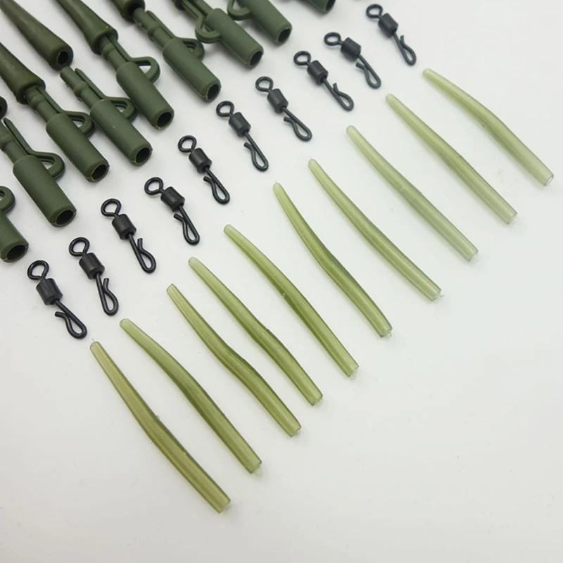 40 шт. аксессуары для ловли карпа свинцовый зажим быстросменный поворотный хвост