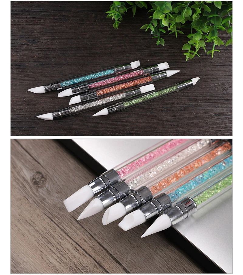 5 шт. точечная ручка инструменты для дизайна ногтей карандаш Стразы инструмент