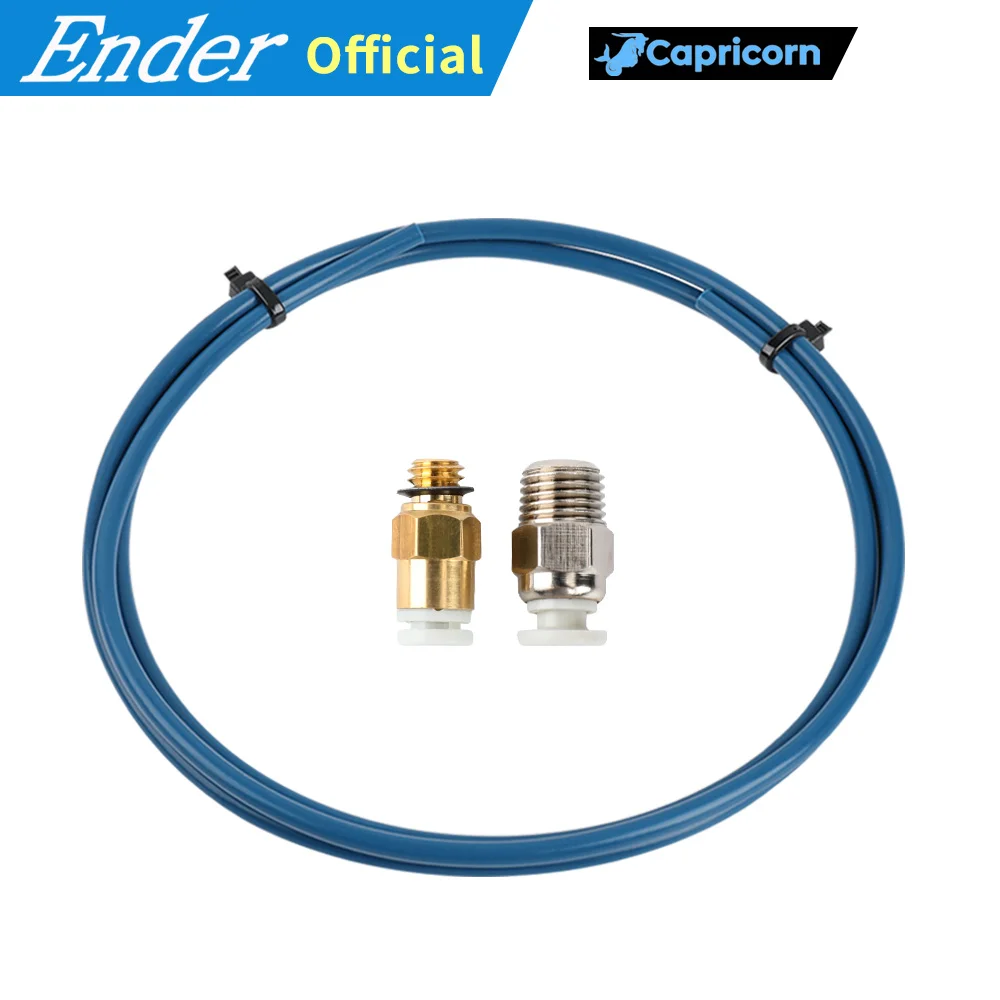 Козерога Bowden PTFE трубка XS Serie 1 м + шт Быстрый фитинг прямой Пневматический Push 75 мм