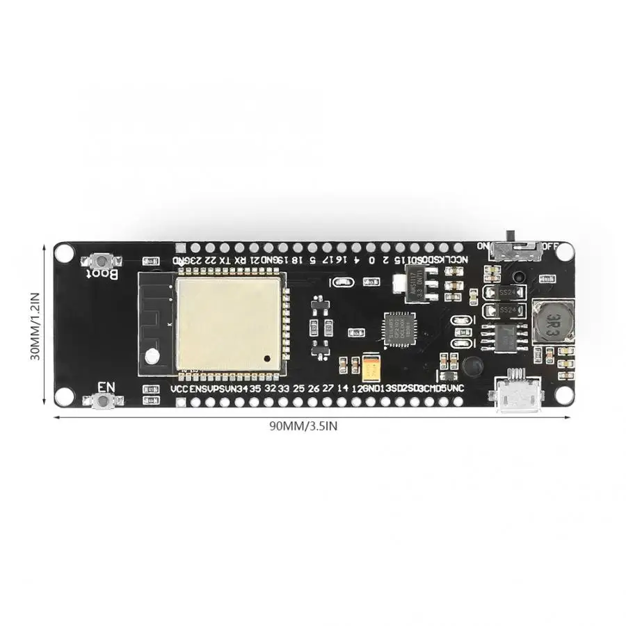 Индукционный нагреватель ESP32 1 шт. макетная плата с Wi Fi и Bluetooth для аккумуляторного