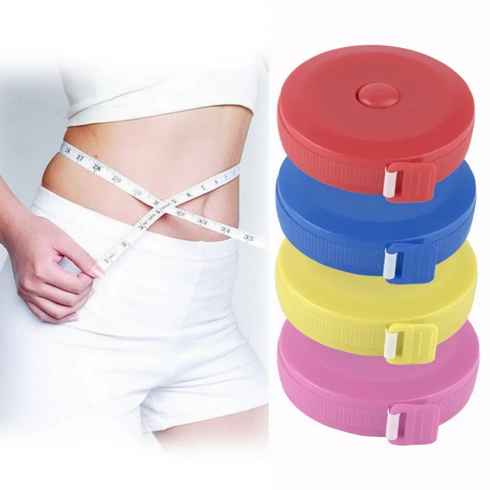 1PC Mini Retractable Ruler Tape Measure Sewing Tailor Cloth Soft Flat Monitor Body Tools 60 inch 1.5M | Дом и сад