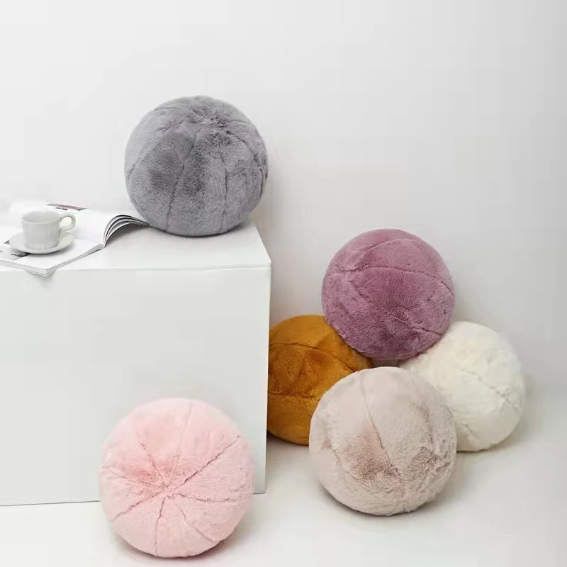 

28cm Lovely Nordic Home Spherical Holding Pillow Home Decor Soft Stuffed Pillow Cushion