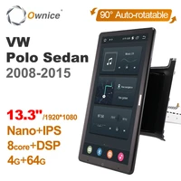 13 3 inch 19201080 ownice android 10 0 for volkswagen polo sedan 2008 2015 car radio auto multimedia video audio auto rotatable