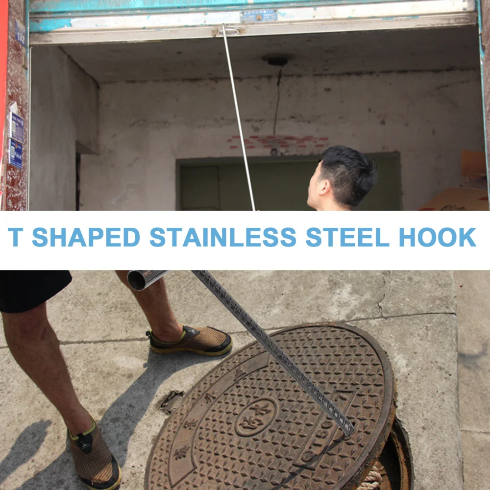 

Heavy-Duty Hook Stainless Steel Hook Manhole Cover Hook Rolling Door Hook