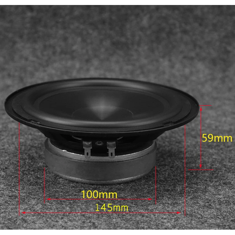 KYYSLB Q 50 Вт 8ohm 6 5 Дюймов Высокая точность Ультра-Тонкий Средний бас динамик