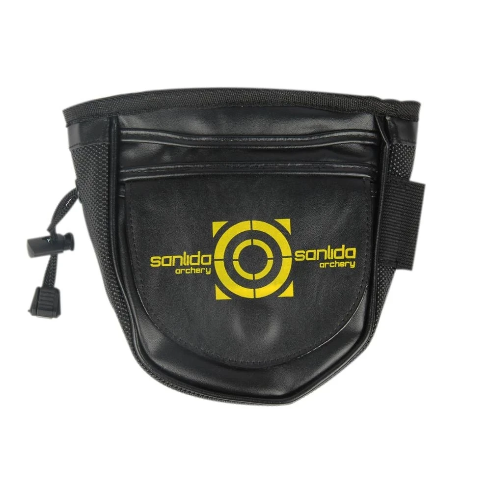 

Sanlida X10 Release Bag Leather Release Bag Black Color Archery Accessories