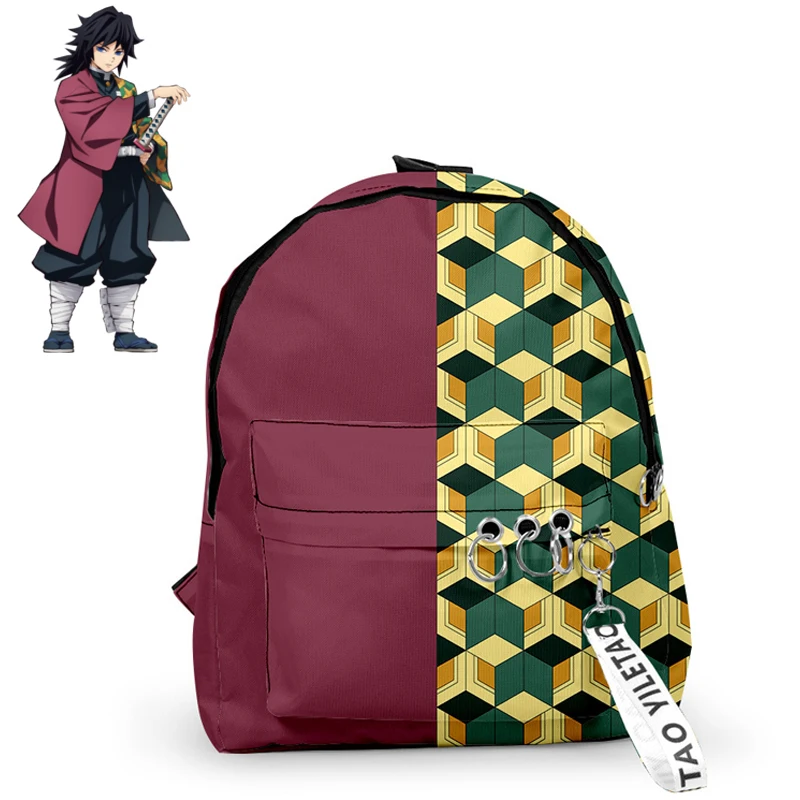 Anime Demon Slayer: Kimetsu No Yaiba Backpack Boys Girls School Bag Kamado Tanjirou Nezuko Cosplay Props Backpacks |