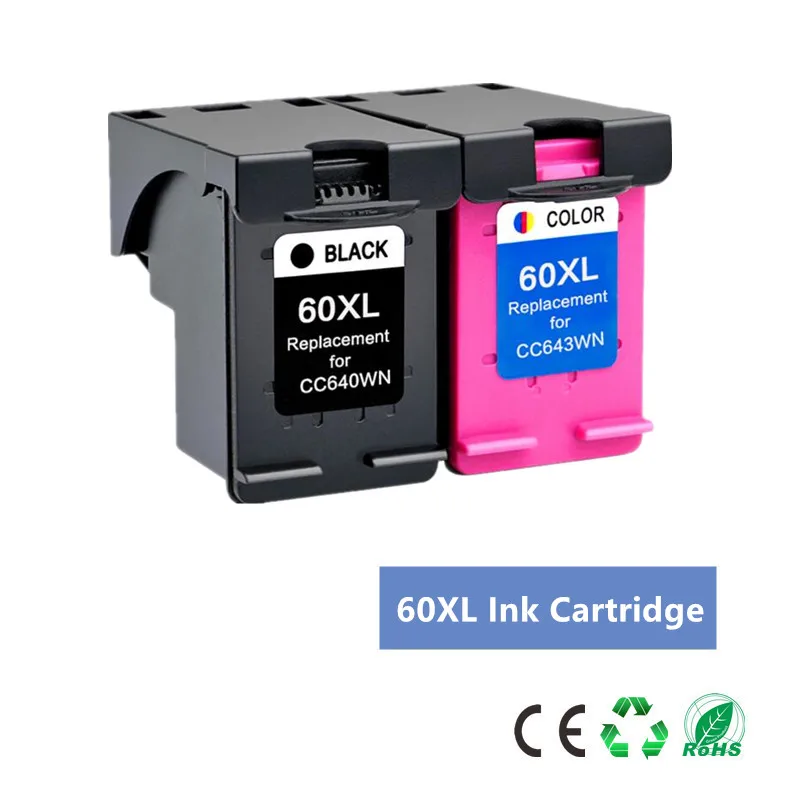 Совместимый чернильный картридж 60XL для принтера hp 60 xl hp60 F2480 F2420 F4480 F4580 F4280 D2660 D2530