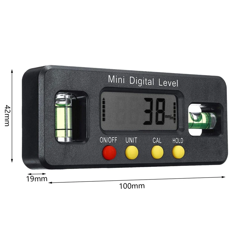 Электронный спиртовой уровень Цифровой Угол Finder метр транспортир Калибр
