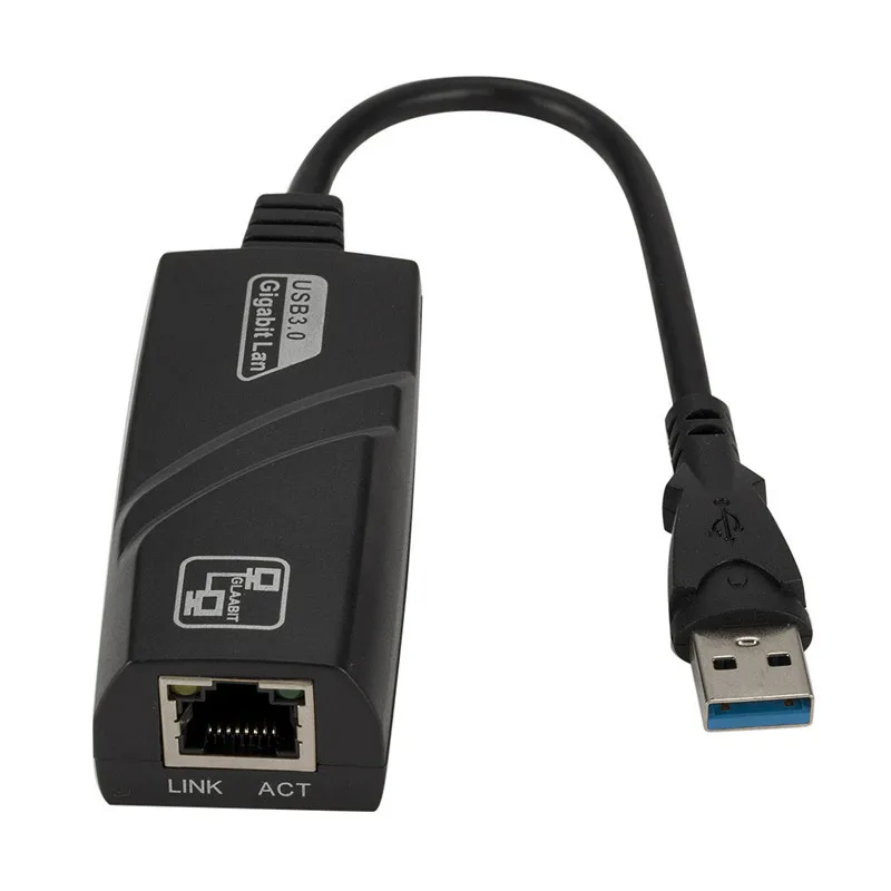 

Ethernet-адаптер проводной с USB 3,0, 100/1000 Мбит/с, 3,0 Мбит/с