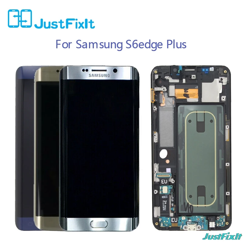 Для SAMSUNG GALAXY S6 edge plus G928F G928FD ЖК дисплей с сенсорным экраном дигитайзер супер Amoled