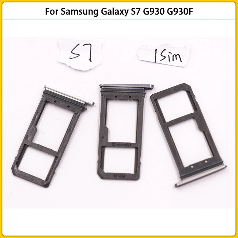 Для Samsung Galaxy S7 G930 G930F G930FD G930A G930P корпус Новый адаптер для SIM-карты и держатель лотка