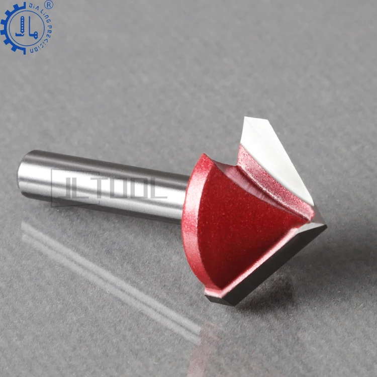 12 хвостовик 3D V Bit CNC твердосплавная Концевая фреза фрезы cnc гравировка спиральная