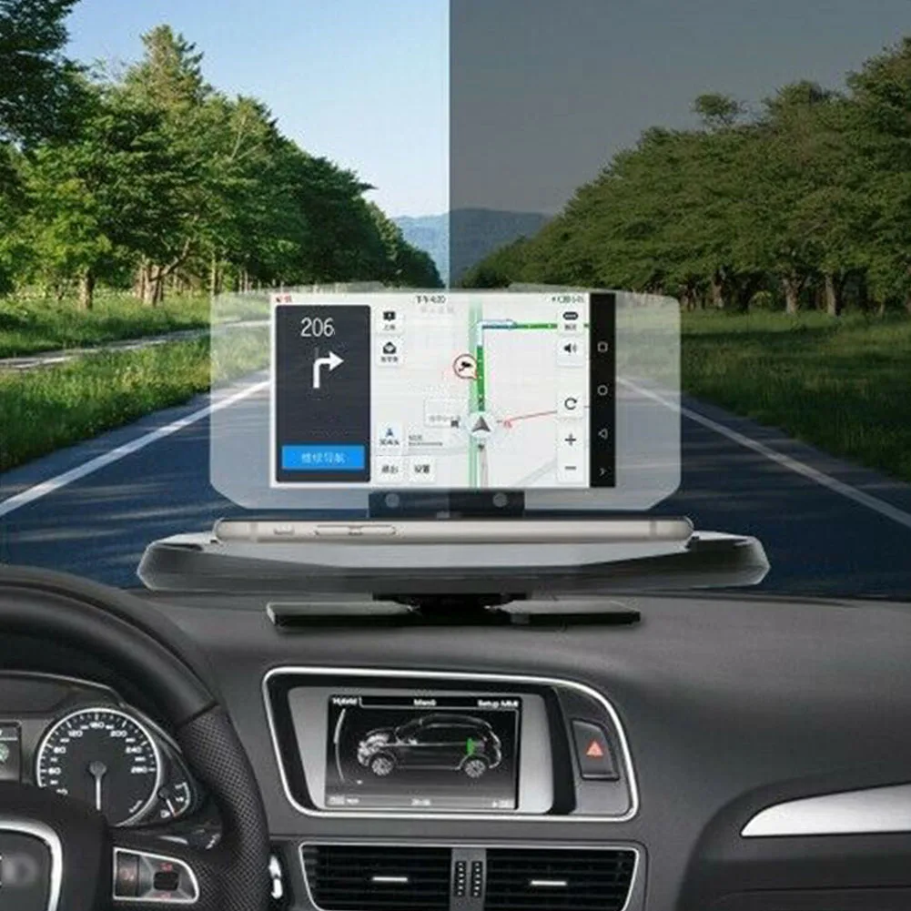 

Car HUD Auto Wireless Charging Head-Up Display Car HD Mobile Phone Navigation Projector Winshield Speedometer Car Accossorriess
