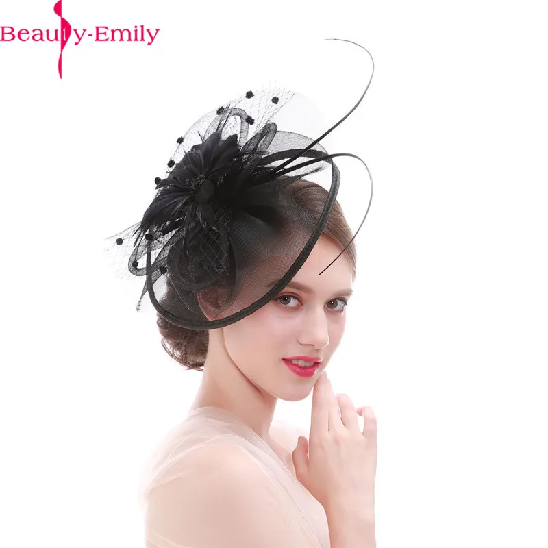Женская модная шляпа Beauty Emily заколка для волос Коктейльная Свадебная вечеринка