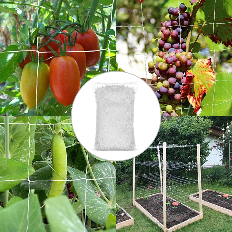 

Садовая тяжелая полиэфирная сетка для подъема растений, пластиковая нейлоновая сетка для поддержания роста растений, 5/10 м