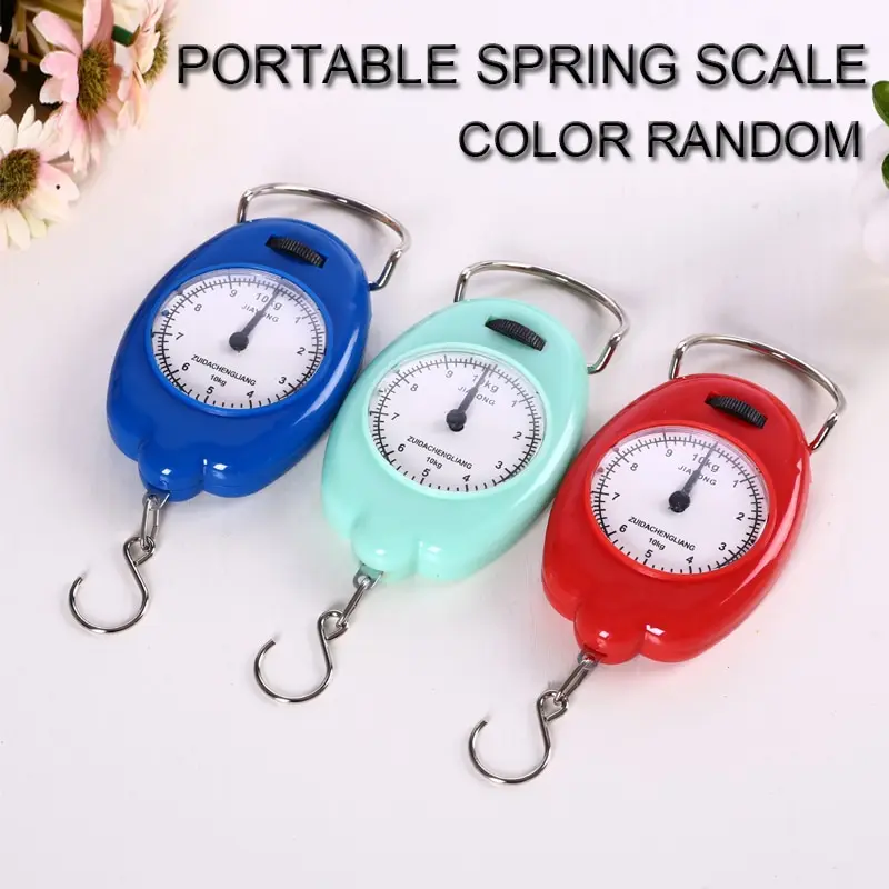 

Household Portable Kitchen Scale Portable Spring Steelyard Kitchen Tool Household Hand-held Scale Kitchen Scale Hanging Scale