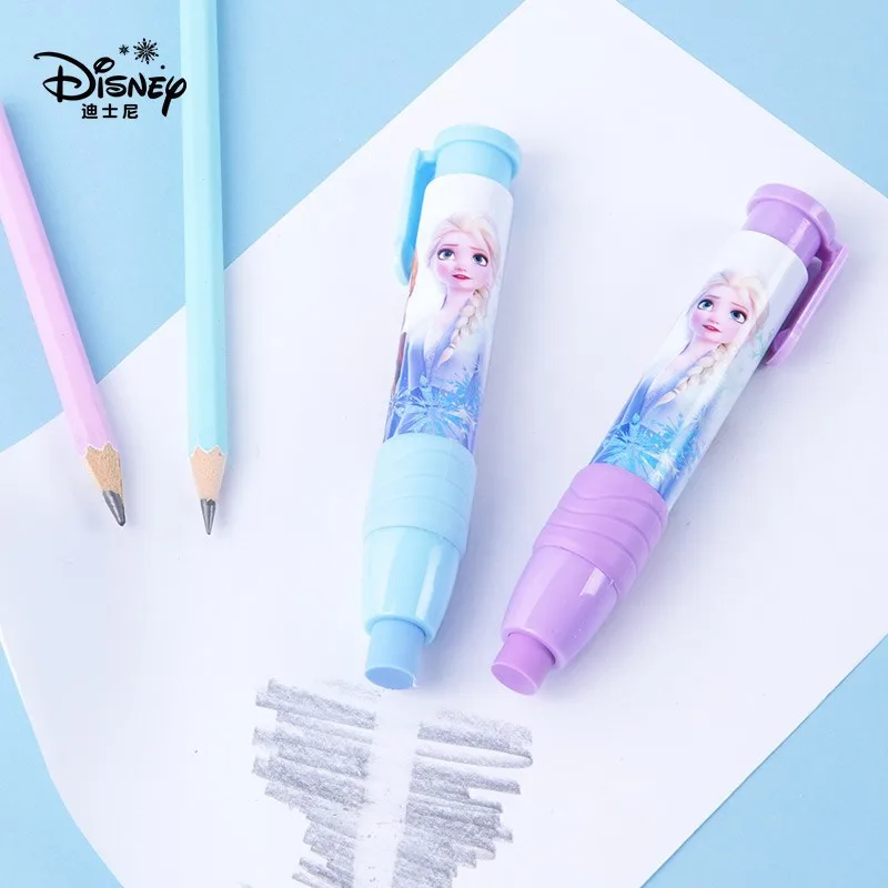 

Стирательная резинка для школьников Disney, милые канцелярские принадлежности с мультяшным рисунком Эльзы из мультфильма «Холодное сердце»
