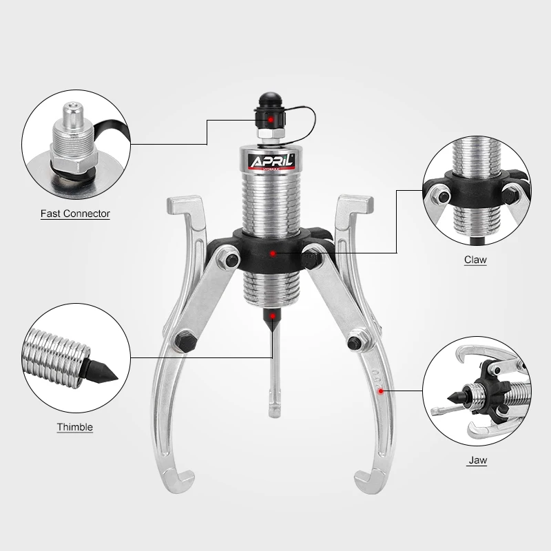 

50t Industrial Hydraulic Bearing Puller with Manual Hydraulic Pump