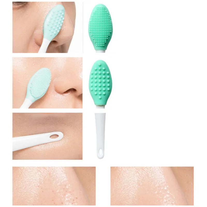 1 шт. силиконовая щетка для удаления угрей лечение акне глубокой чистки лица
