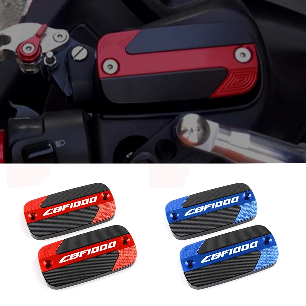 

For HONDA CBF 1000 CBF1000 2006-2014 Motorcycle Accessories CNC Aluminum Front Brake Reservoir Fluid Tank Cover Oil Cup Cap