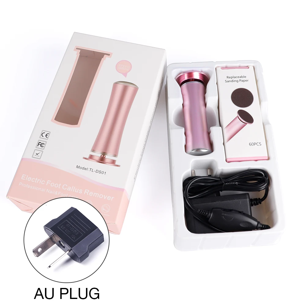 AU plug Многофункциональный электрический шлифовальный станок для ног, шлифовальный станок для ног, отшелушивающий омертвевшую кожу, средство для удаления мозолей, уход за ногами, устройство для педикюра - Цвет: AU plug