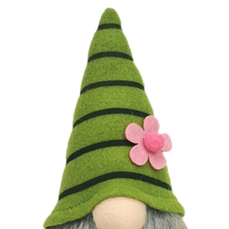 

Easter Tomte Doll Plush Figurine Nordic Scandinavian Gnome Elf Ornaments Spring 69HF