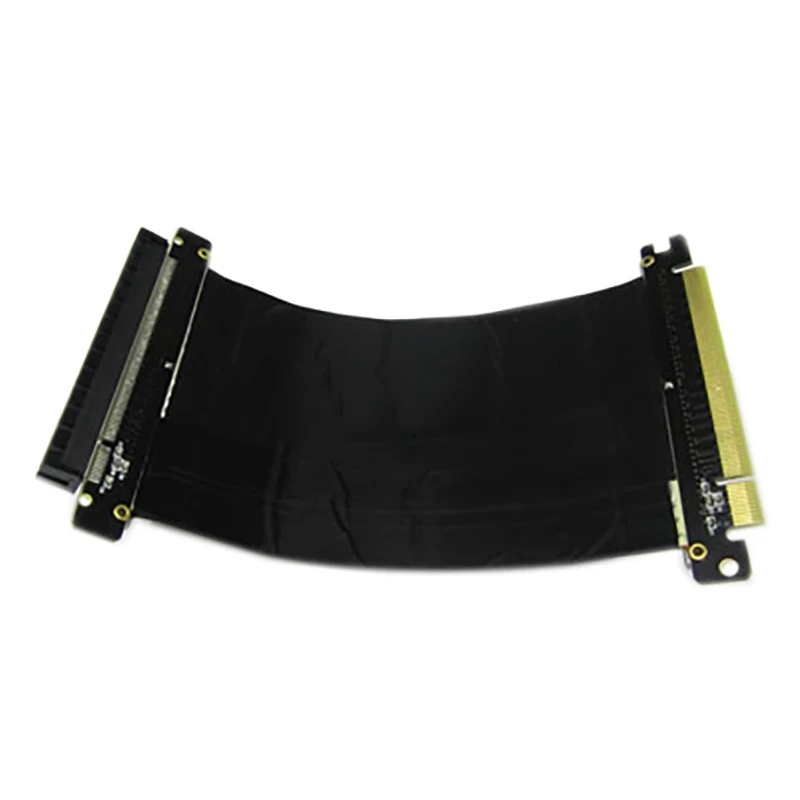 

GPU Extension Cable PCI-E3.0 16X Male to Female PCI-E 164 Pin Flex Cable Extension for Port Expansion