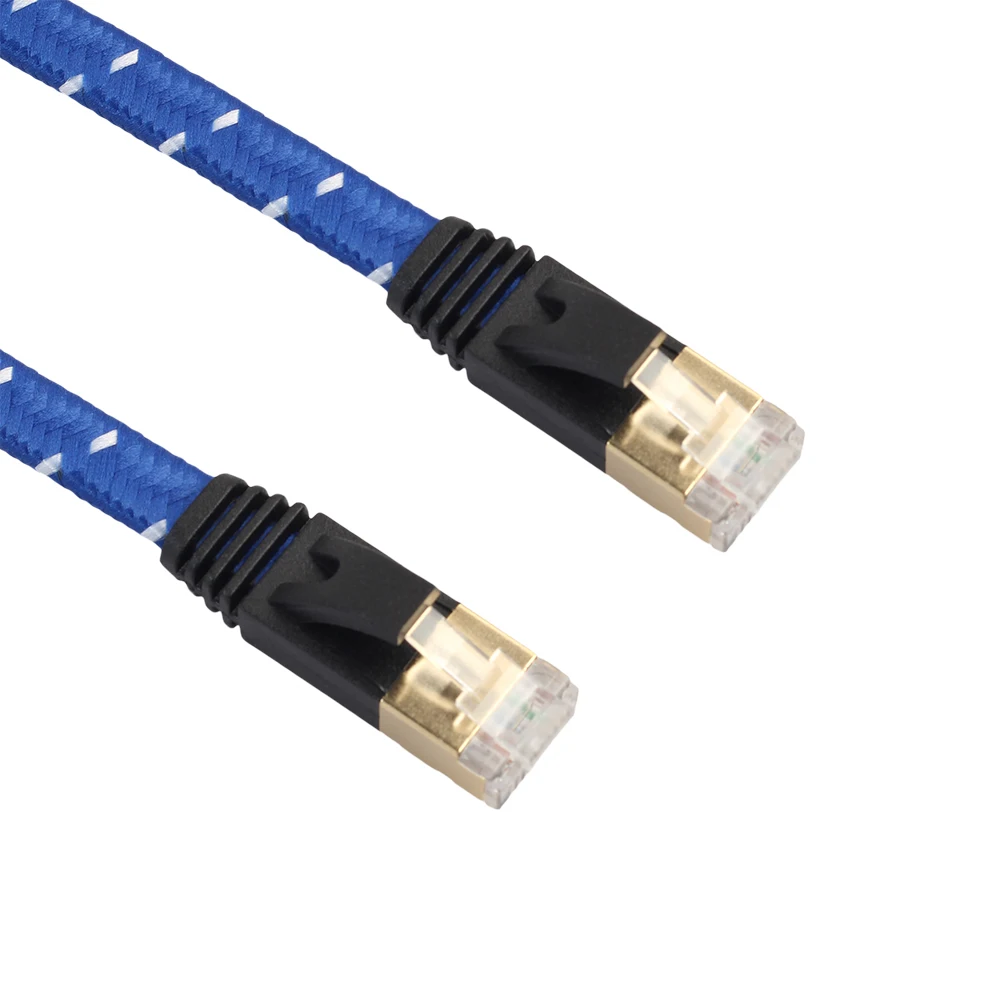 Ethernet Интернет LAN соединительные сетевые плоские кабели RJ45 CAT 7 CAT7 шнур кабель для