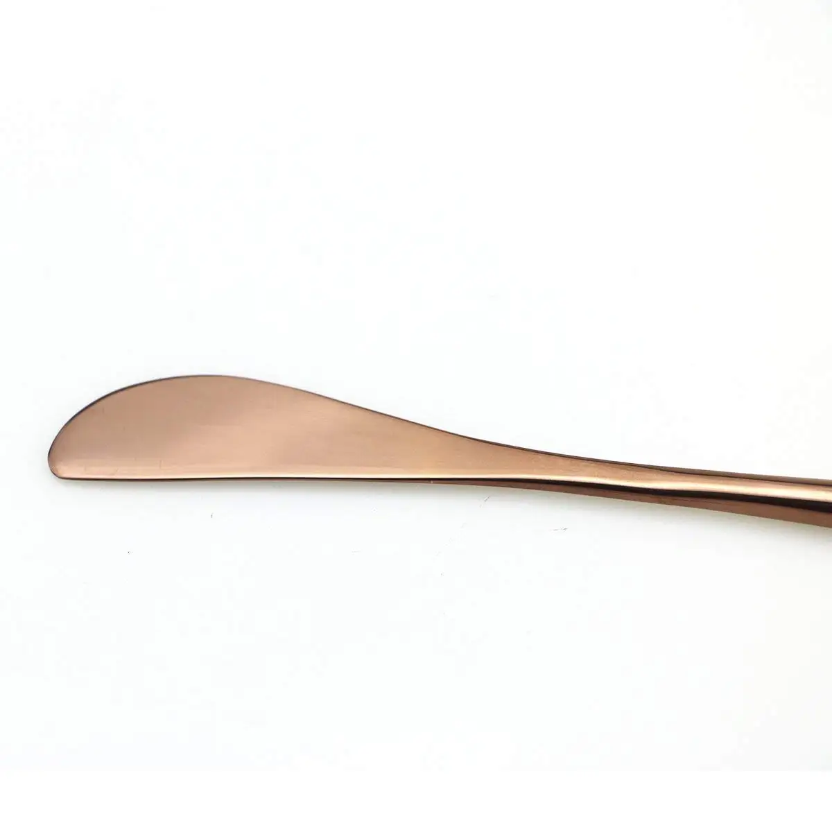 4-Piece Stainless Steel Dinnerware High Quality Metal Tableware Rose Gold Mirror Polished Butter Steak Knife Bagels Cheese | Дом и сад