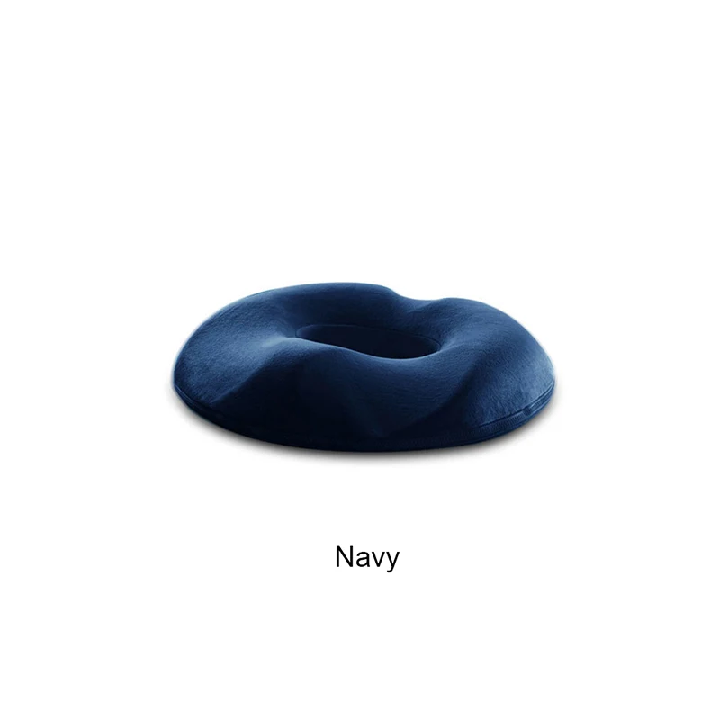Navy Новинка, массажное кресло с защитой от геморроя, подушка для сидения бедра, пуш-ап, для йоги, ортопедическая комфортная подушка из пены, подушка для сидения автомобиля, офиса - Цвет: Navy