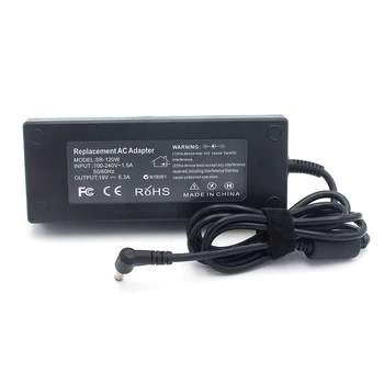 120W EU/US/ UK /AU Plug 19V6.32A 5.5mm*2.5mm AC Power Adapter 19V 6.32A Power Supply Charger