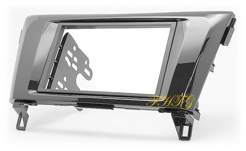 Автомобильная Радио фасция Dash Kit подходит для 2014 Nissan X Trail/Qashqai 2DIN (UV Black) двойная Din