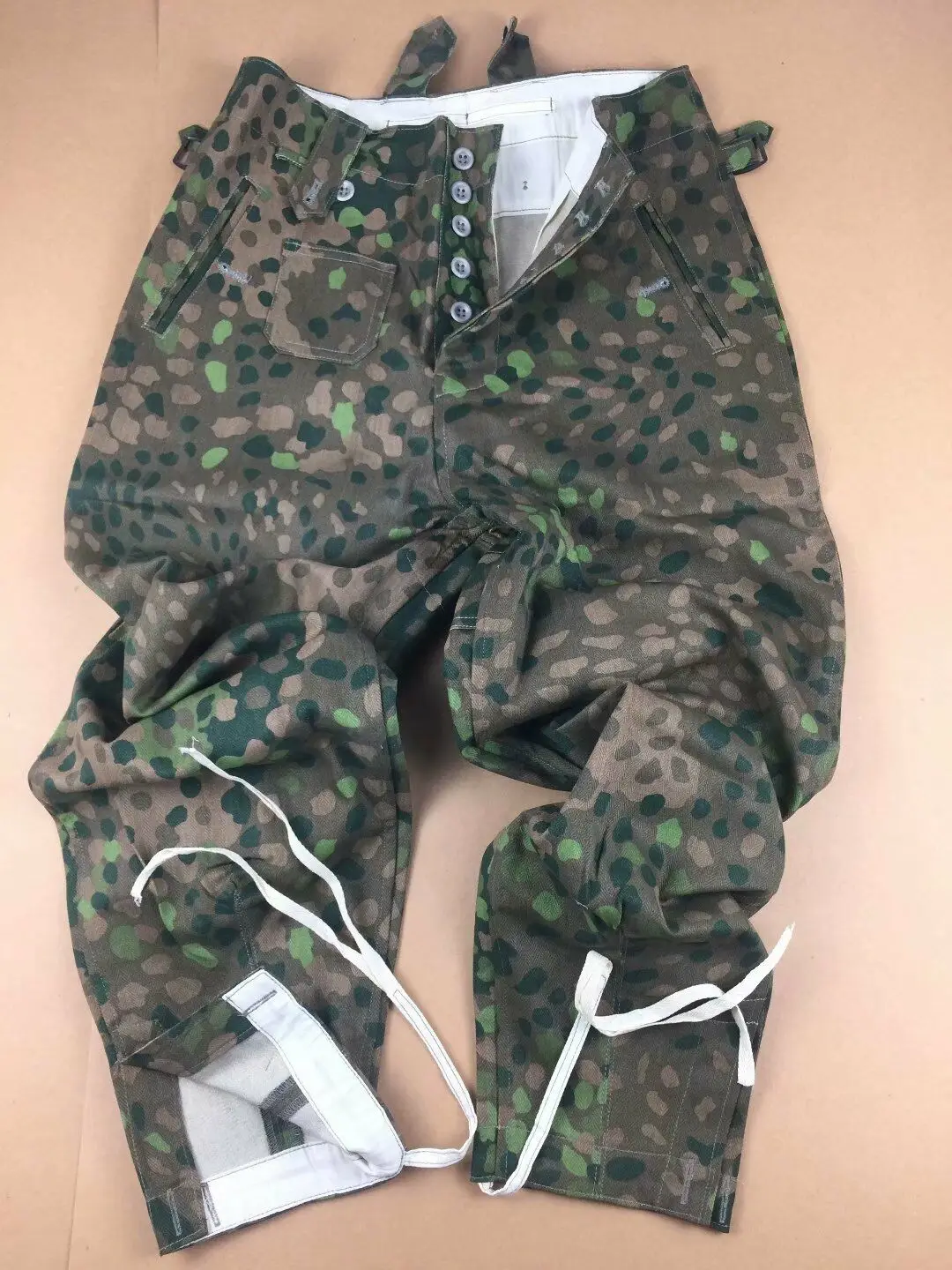 Tomwang201. Немецкая Элитная льняная одежда времен Второй мировой войны DOT44 горох