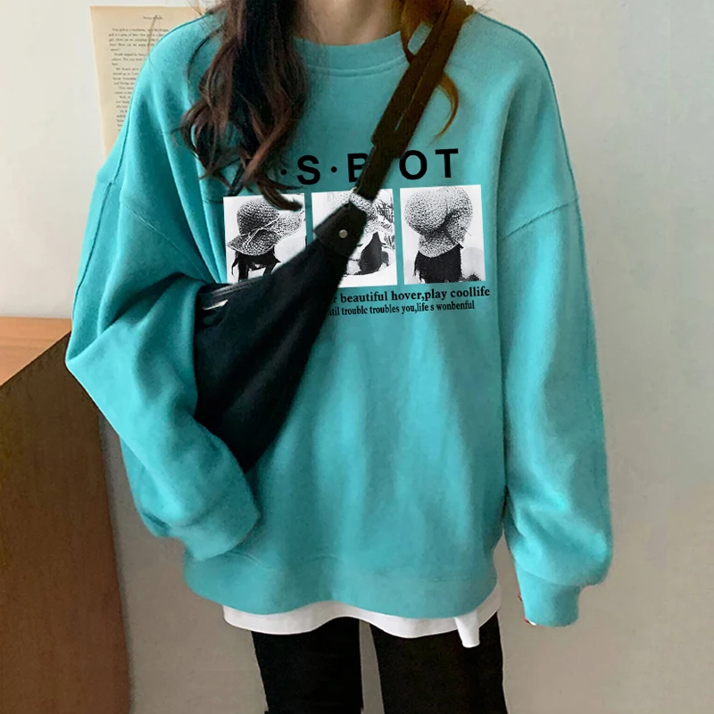 

Новинка весна-осень 2021 Женский Тонкий Свободный Топ в Корейском стиле в стиле Ins без капюшона шикарная рубашка без капюшона