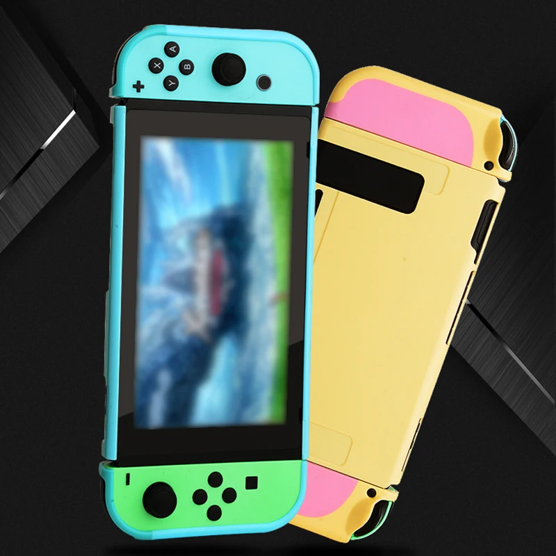

Double Color Switch Protective Shell NS Joy-con Controller PC Cover Game Host Protection Case For Nintendo Switch Accessories