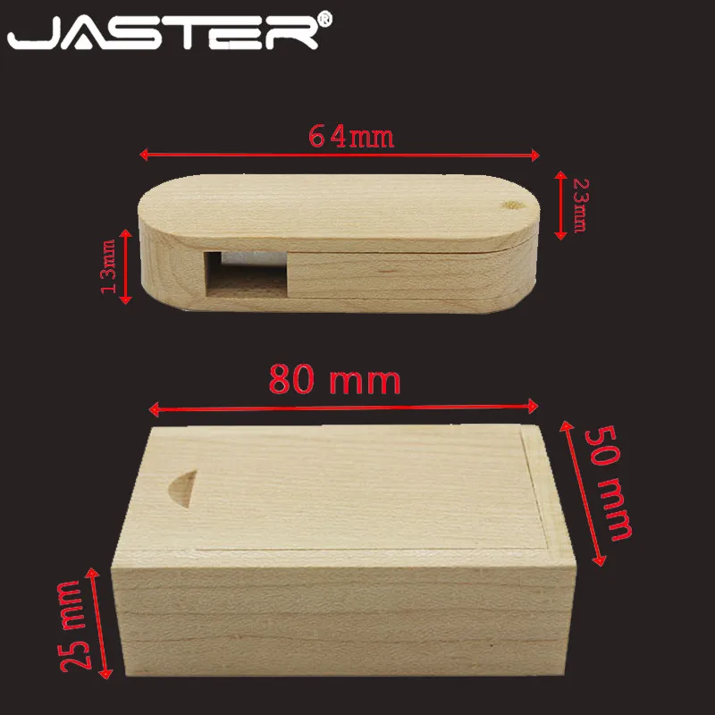 USB-флеш-накопитель JASTER деревянный корпус 4 ГБ 16 32 64 | Компьютеры и офис