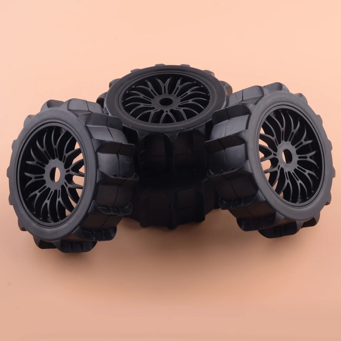 4pcs Hex 17mm Snow Sand Master Paddles Wheel Tires Fit For RC 1/8 Off Road Buggy Accessory High Quality