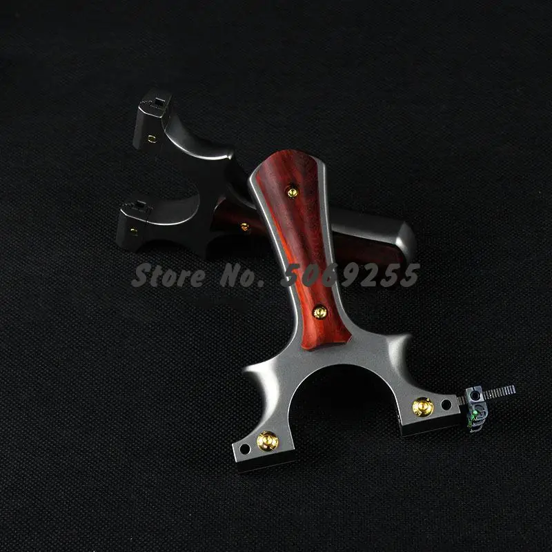 

Slingshot Hunting TC21 Titanium Alloy Slingshot Catapult with Powerful Flat Rubber Band Precision Slingshot Outdoor Sports