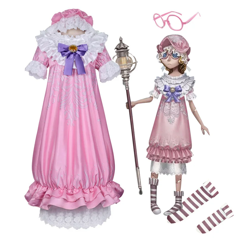 

Game Identity V Cosplay Costumes Hunter The Geisha Michiko Costume Manchurian Crane Skin Uniforms Clothes Suits Dresses