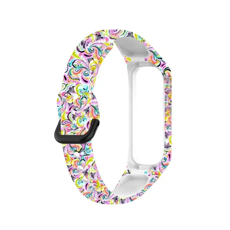 

For Galaxy Fit2 Correa Bracelet Replacement Watchband Protective Film Colorful Silicone Straps For Samsung Galaxy Fit 2 SM-R220