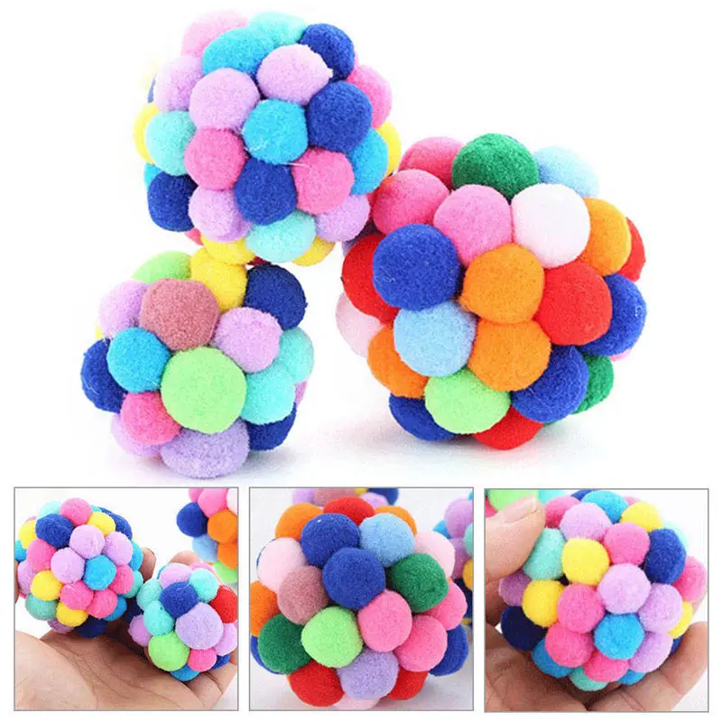 Игрушка для домашних животных котенок щенок плюшевый мяч игрушка собак и кошек