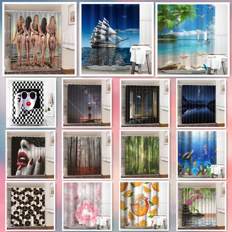 

Hot Balloon Cartoon Cats Curtain for Baby Children Room Bathroom Bathtub Shower Curtains Living Room Bedroom Decoration