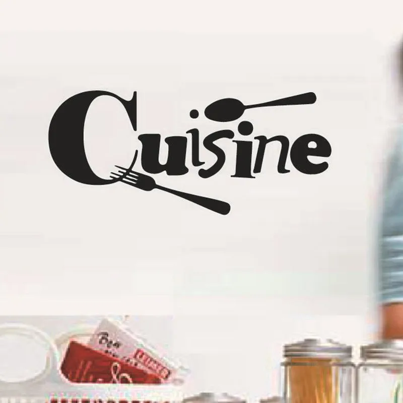 Кухонные наклейки s французские на стену домашний декор для кухни декоративная
