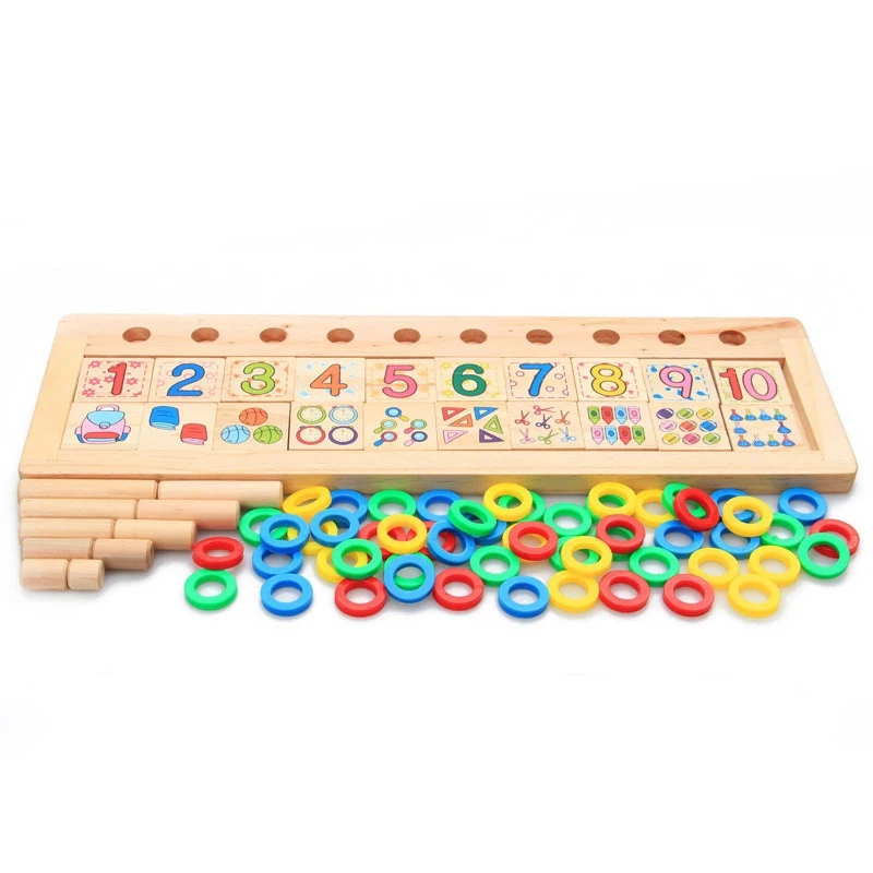 Деревянные игрушки Abacus Soroba для детей обучение по методике Монтессори детские
