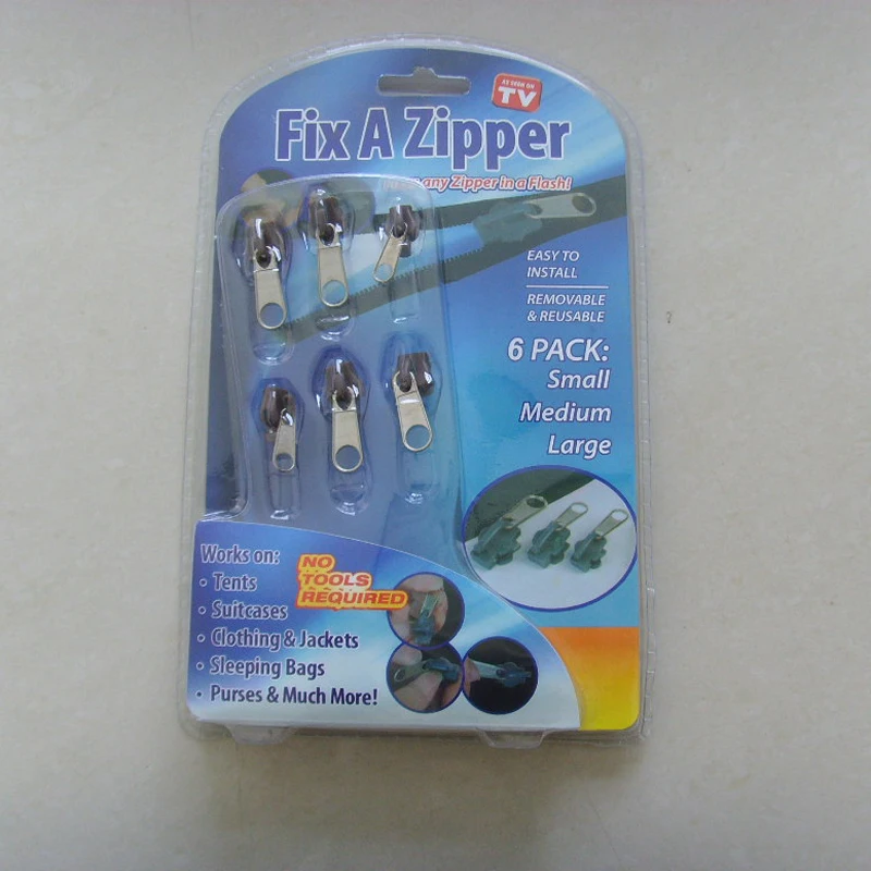 Изнашиваемой комплект Молнии As Seen On ТВ Волшебная застежка-молния каких-либо